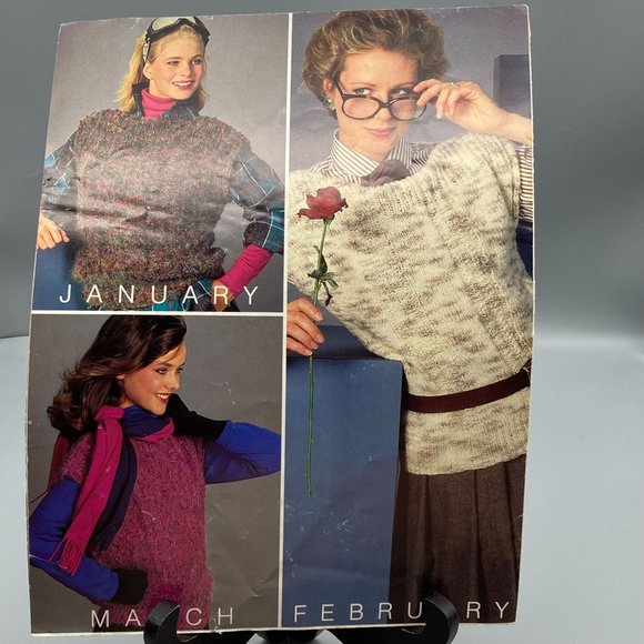 Vintage Bernat Handicrafter Pattern Magazine, Book 578 Year of Fashion Vest Knit - Picture 3 of 3